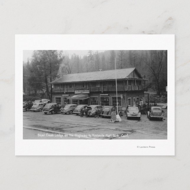 Yosemite National Park Bear Creek Lodge Vykort (Framsida)