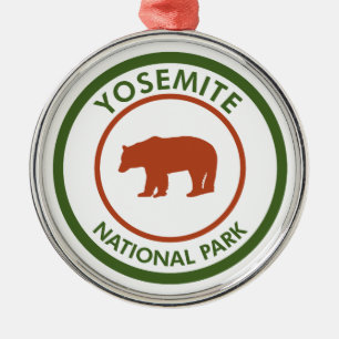 Yosemite National Park Bear Julgransprydnad Metall