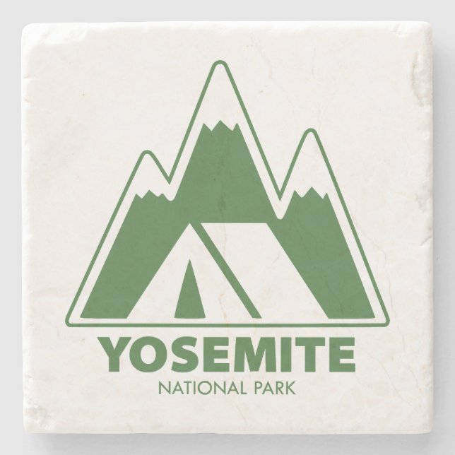 Yosemite National Park Berg Camping Stenunderlägg (Framsidan)