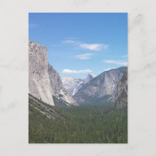 Yosemite National Park Bergsdal Scenisk Vykort