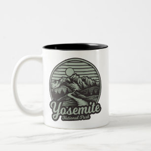 Yosemite National Park Bergstig Två-Tonad Mugg
