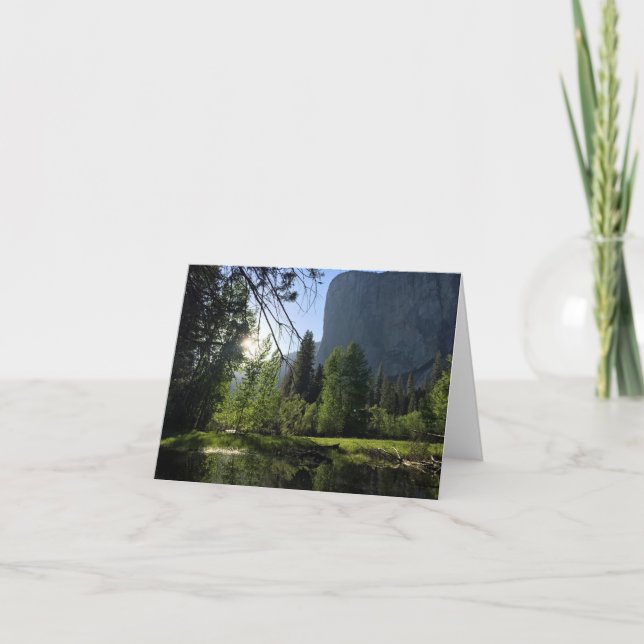 Yosemite National Park Blank Note Card Kort (Framsida)