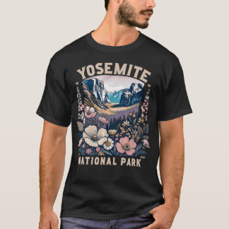 Yosemite National Park Blommor T Shirt