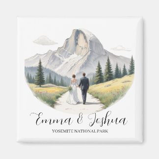 Yosemite National Park Bröllop Magnet - Anpassning