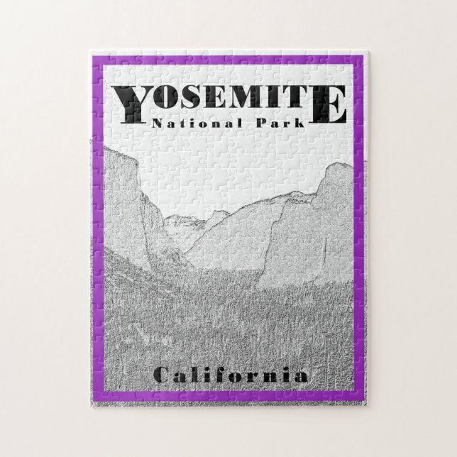 Yosemite National Park California - 11x14 - 252 pc Pussel (Vertikal)