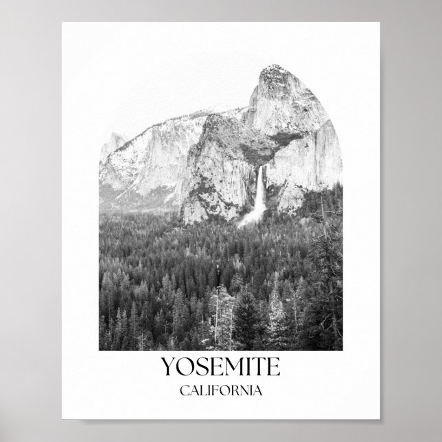 Yosemite National Park California Arch Photo Print Poster (Framsidan)