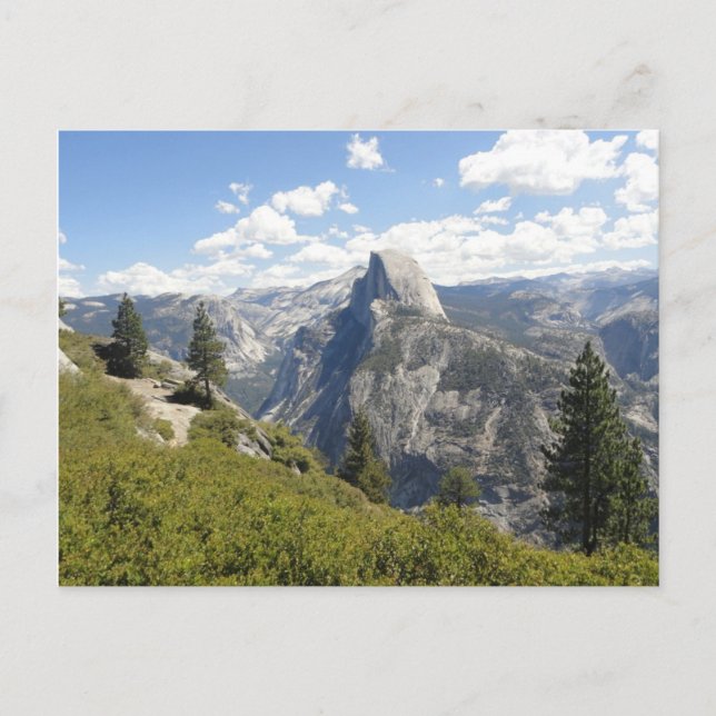Yosemite National Park California HalDome Valley Vykort (Framsida)