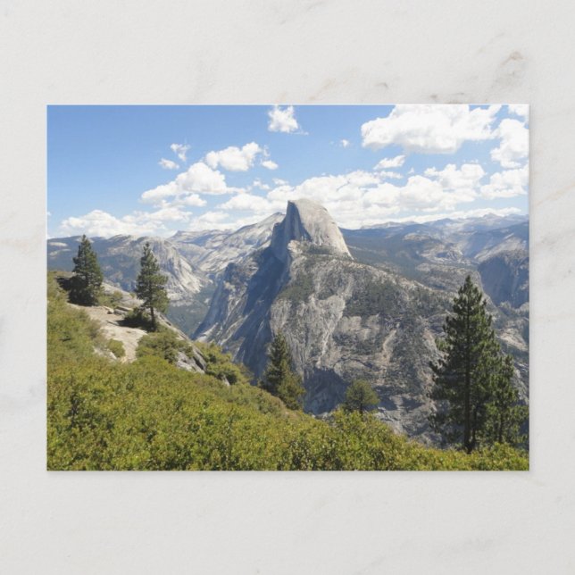 Yosemite National Park California HalDome Valley Vykort (Framsida)