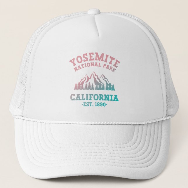 Yosemite National Park California Hiking Gradient Keps (Framsida)