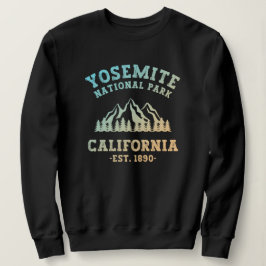 Yosemite National Park California Hiking Gradient T Shirt