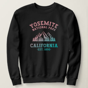 Yosemite National Park California Hiking Gradient T Shirt