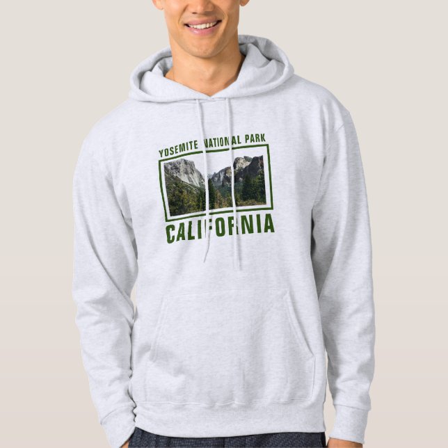 YOSEMITE NATIONAL PARK CALIFORNIA HOODIE (Framsida)