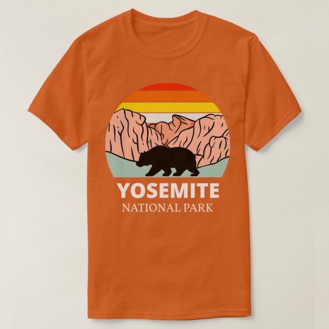 Yosemite National Park California II T Shirt (Design framsida)