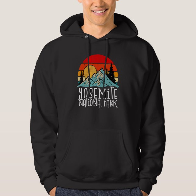 Yosemite National Park California National Park Hoodie (Framsida)