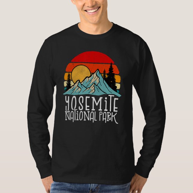 Yosemite National Park California National Park T Shirt (Framsida)