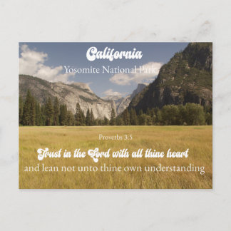 Yosemite National Park California Ordspråksboken 3 Helg Vykort
