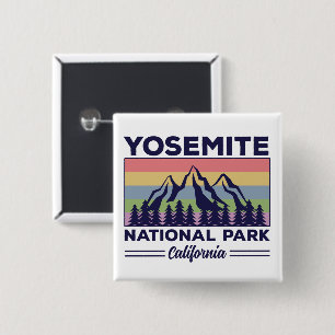 Yosemite National Park California Retro Hiking Knapp