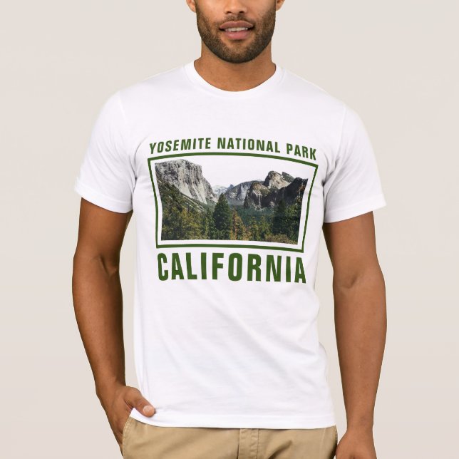 YOSEMITE NATIONAL PARK CALIFORNIA T SHIRT (Framsida)