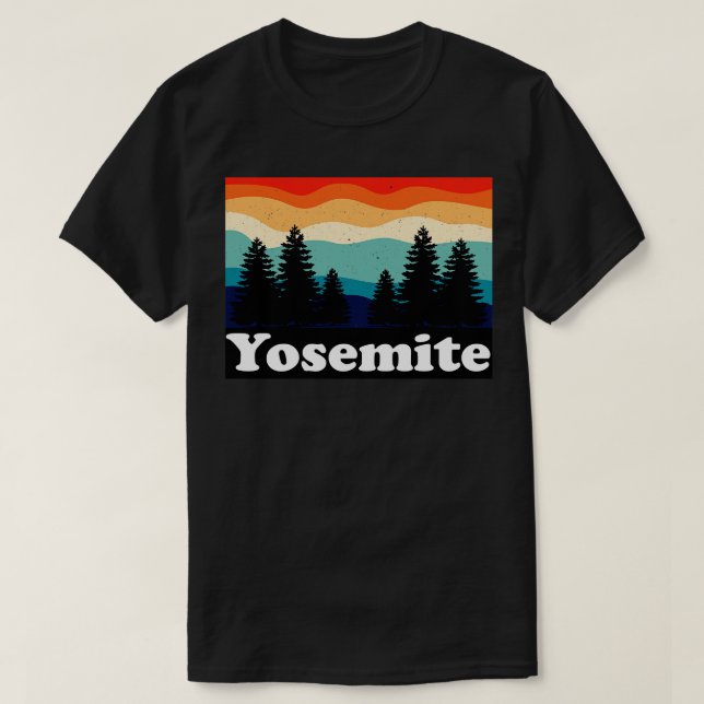 Yosemite National Park California T Shirt (Design framsida)