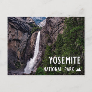 Yosemite National Park California Waterfall Vykort