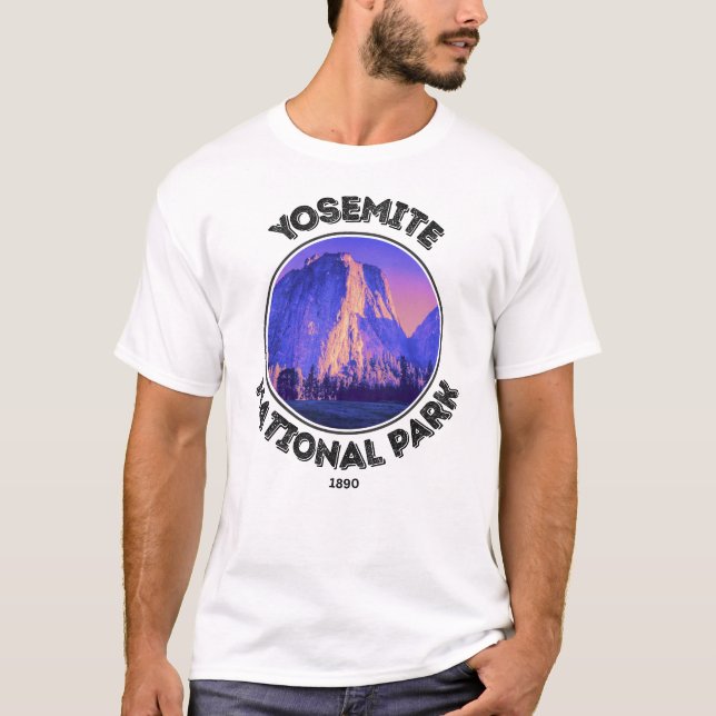 Yosemite National Park El Capitan T Shirt (Framsida)