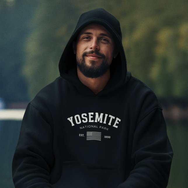 Yosemite National Park Forest Landscape Photo Hoodie (Skapare uppladdad)