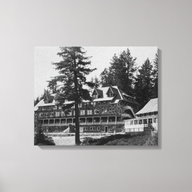Yosemite National Park Glacier Point Lodge Canvastryck (Framsida)