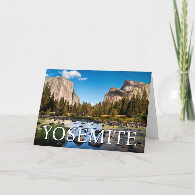 Yosemite National Park | Grattis på födelsedagen Kort (Framsida)