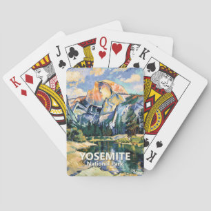 Yosemite National Park Half Dome Livfull Van Gogh Casinokort