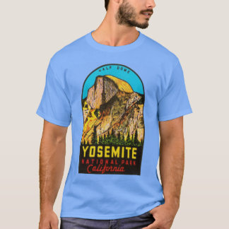 Yosemite National Park Half Dome Vintage Travel De T Shirt