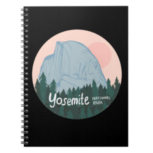 Yosemite National Park, halv Dome Anteckningsbok
