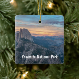 Yosemite National Park, halv Dome Julgransprydnad Keramik