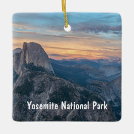 Yosemite National Park, halv Dome Julgransprydnad Keramik