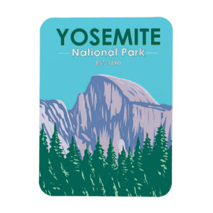Yosemite National Park Halva Dome California Magnet