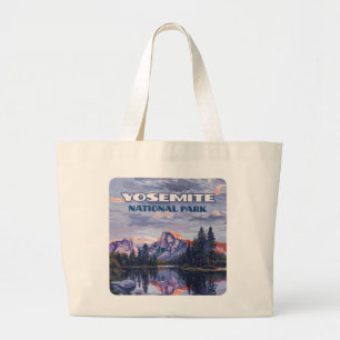 Yosemite National Park Halva Dome California Sunse Jumbo Tygkasse