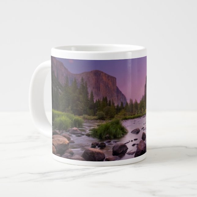 Yosemite National Park i Dusk Jumbo Mugg (Framsida vänster)