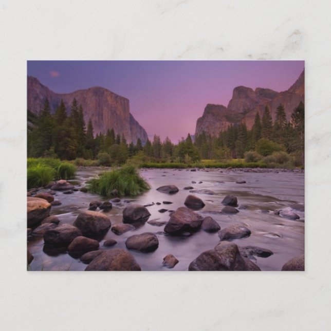 Yosemite National Park i Dusk Vykort (Framsida)