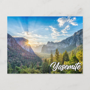 Yosemite National Park, i Sunrise Vykort