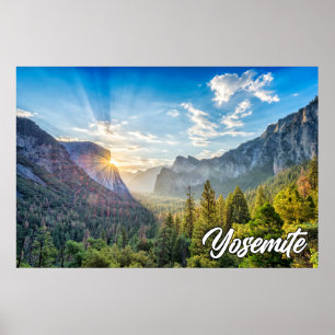 Yosemite National Park, Kalifornien, Förenade Stat Poster