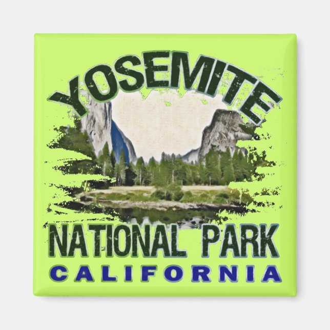 Yosemite National Park, Kalifornien Magnet (Framsidan)