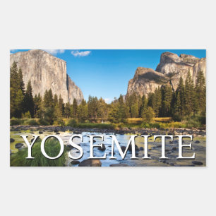 Yosemite National Park, Kalifornien Rektangulärt Klistermärke