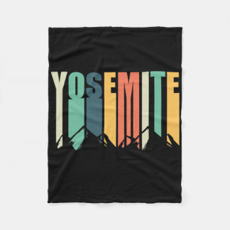 Yosemite National Park-kalifornien Souvenir-campin Fleecefilt