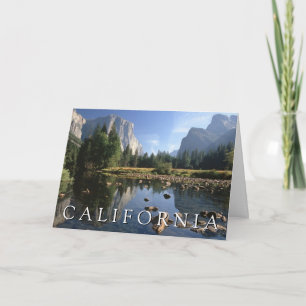 Yosemite National Park Kalifornien Tack Kort