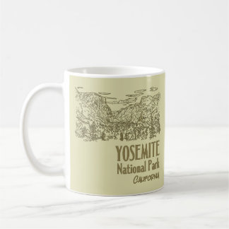 Yosemite National Park Kalifornien Tunnelvy Kaffemugg