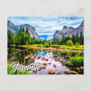 Yosemite National Park, Kalifornien, USA Vykort