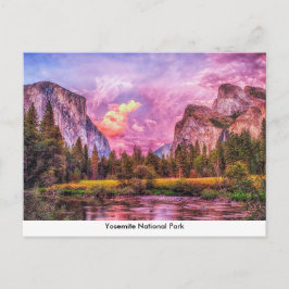 Yosemite National Park-kort Vykort