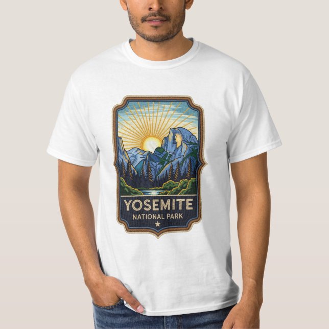 Yosemite National Park-lapp T Shirt (Framsida)