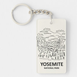Yosemite National Park Line Art