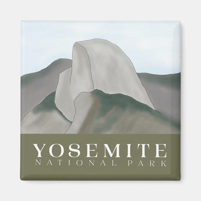Yosemite National Park Magnet (Framsidan)