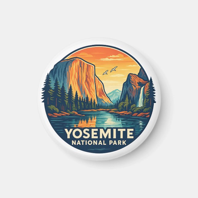 Yosemite National Park  Magnet (Framsidan)